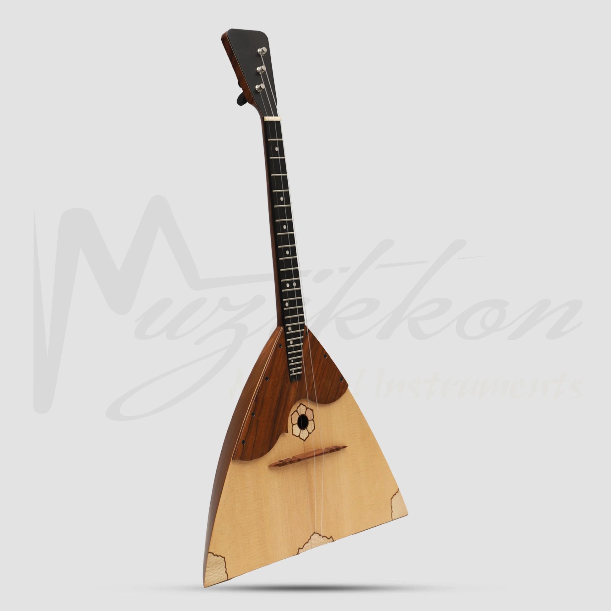 Heartland Russian Prima Balalaika Deluxe 3 String Left Handed Rosewood