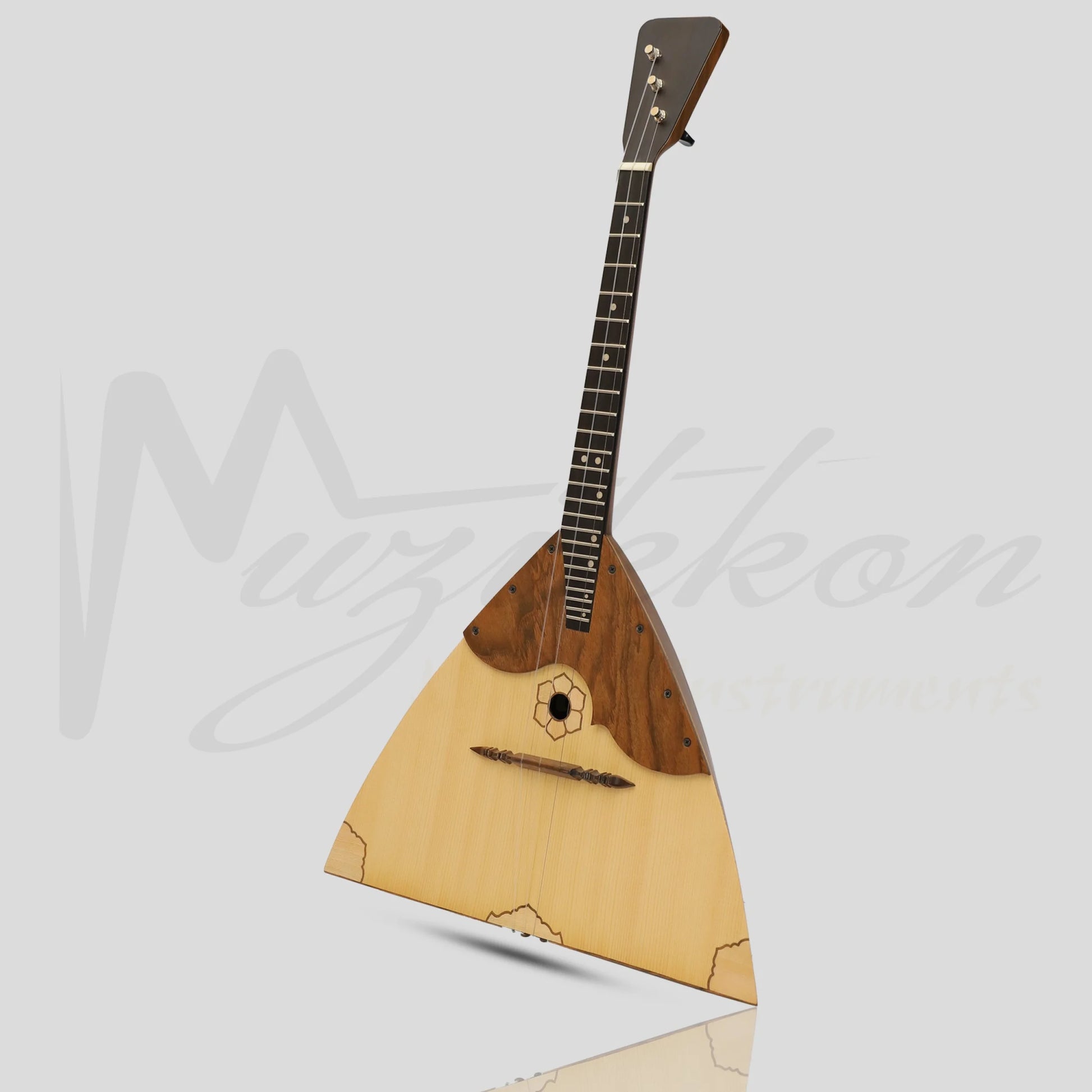 Heartland Russian Prima Balalaika Deluxe 3 String Right Handed Walnut