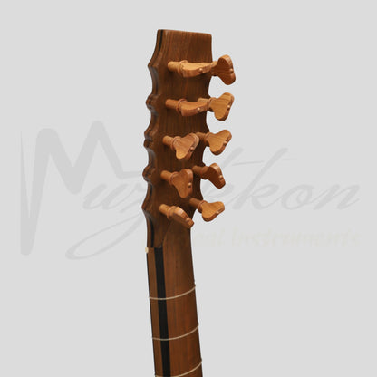 Heartland Sellas Baroque Guitar 5 Course Variegated Walnut Ebony