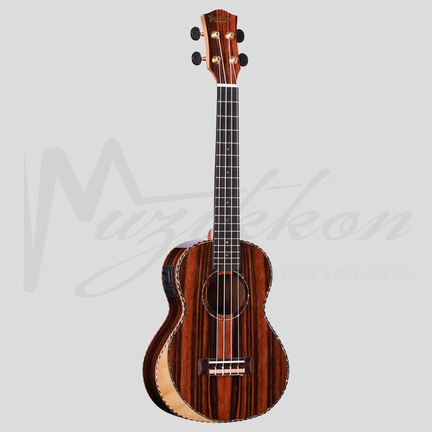 Heartland Tenor Ukulele Ebony With Eq