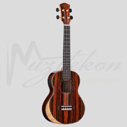 Heartland Tenor Ukulele Ebony With Eq