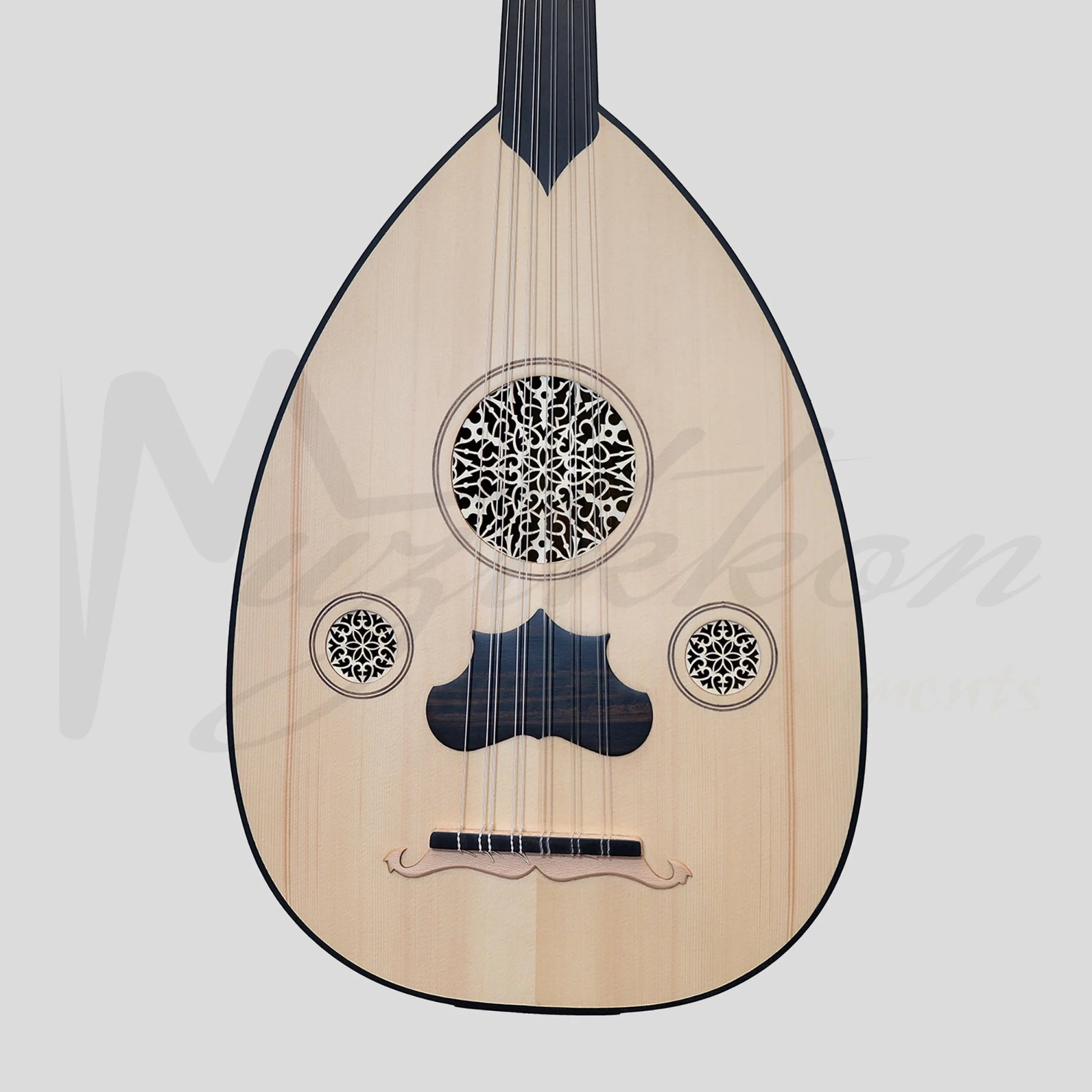 Heartland Turkish Oud 11 Strings Variegated Lacewood Walnut