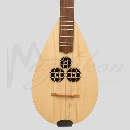 Heartland Wildwood Dulcimer Banjo 4 String Lacewood