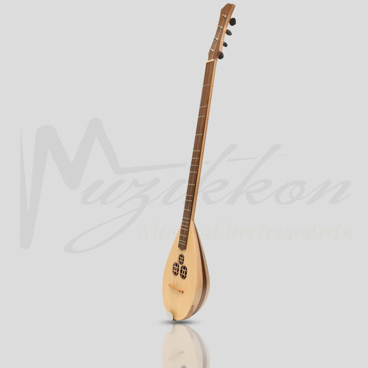Heartland Wildwood Dulcimer Banjo 4 String Variegated Walnut Lacewood