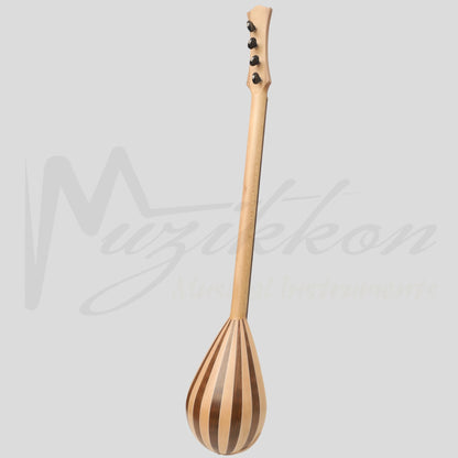 Heartland Wildwood Dulcimer Banjo 4 String Variegated Walnut Lacewood