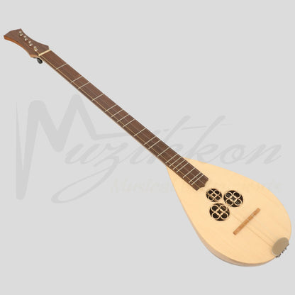 Heartland Wildwood Dulcimer Banjo 4 String Variegated Walnut Lacewood