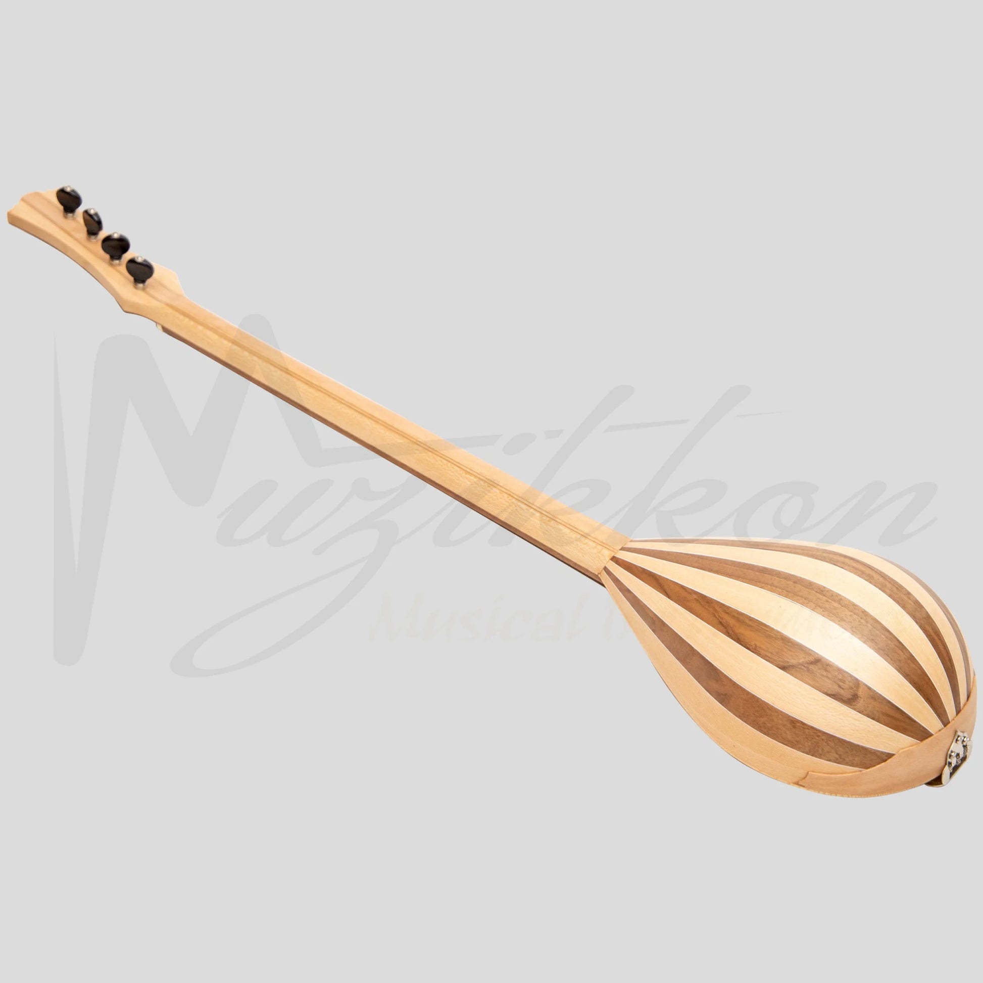 Heartland Wildwood Dulcimer Banjo 4 String Variegated Walnut Lacewood Left Hand