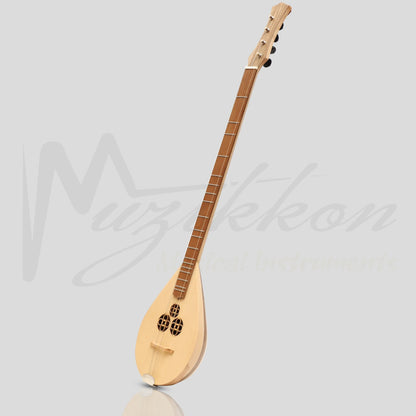 Heartland Wildwood Dulcimer Banjo 4 String Variegated Walnut Lacewood Left Hand