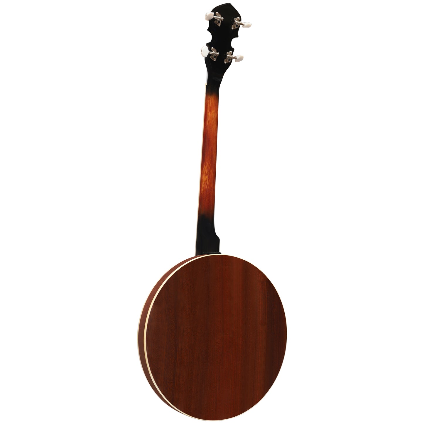 Heartland 4 String 17 Fret Irish Tenor Banjo Left Handed Player Series with Closed Solid Back Sunburst Finish