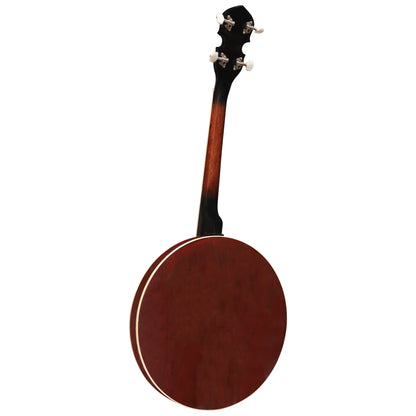 Heartland 4 String Banjo Closed Solid Back 17 Fret, 4 String Irish Tenor Banjo Short scale