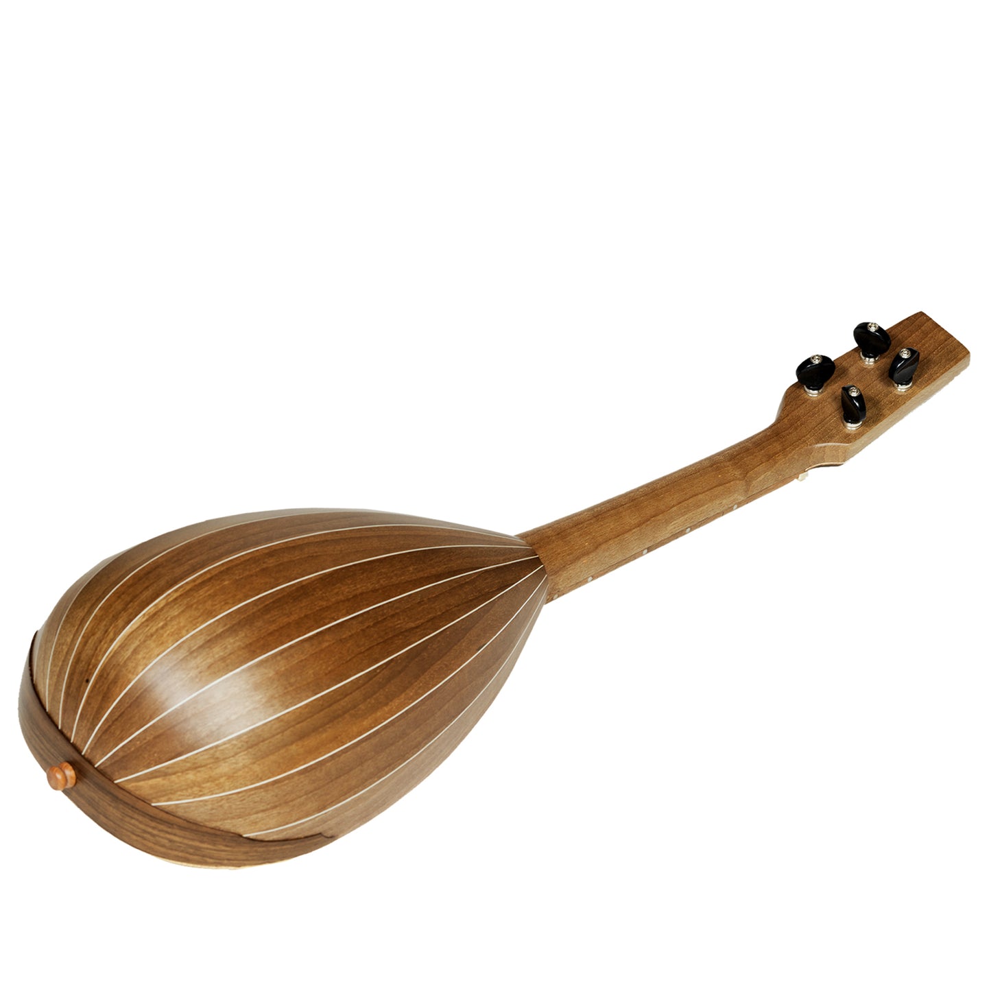 Heartland Baroque Ukulele, 4 String Baritone Walnut