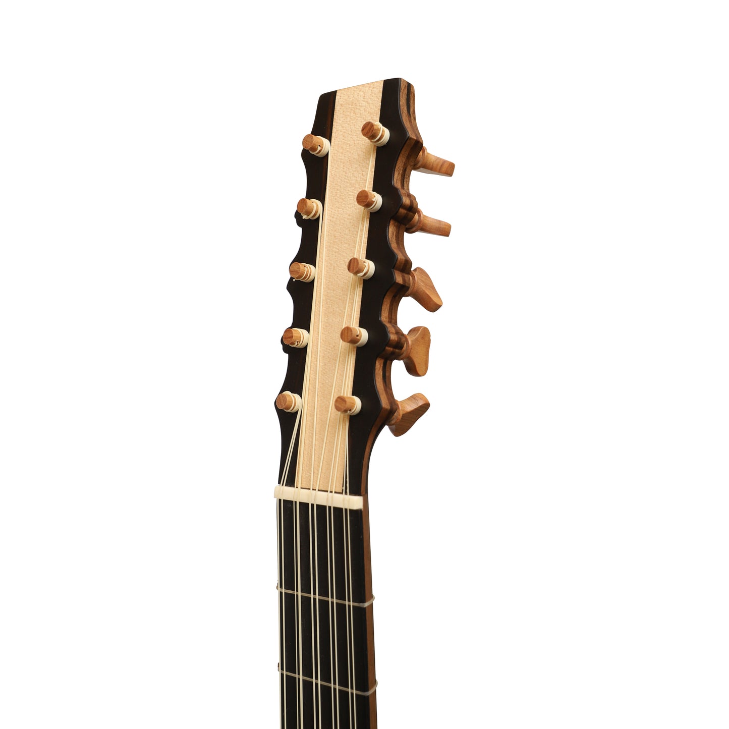 Heartland Sellas Baroque Guitar 5 Course Variegated Walnut Ebony