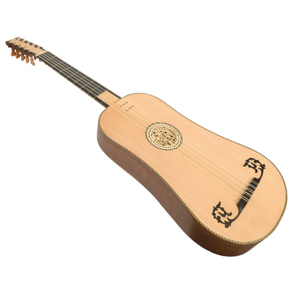 Heartland Sellas Baroque Guitar, 5 Course Walnut