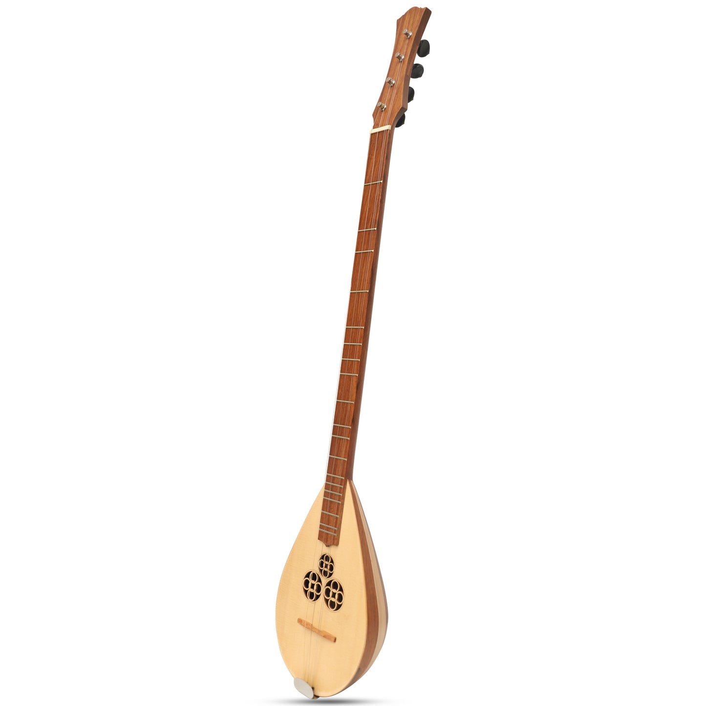 Heartland Wildwood Dulcimer Banjo, 4 String Variegated Rosewood Lacewood