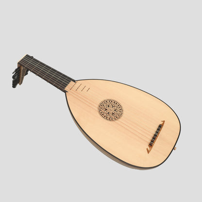 Muzikkon Renaissance Lute 7 Course Deluxe Right Hand After Hieber