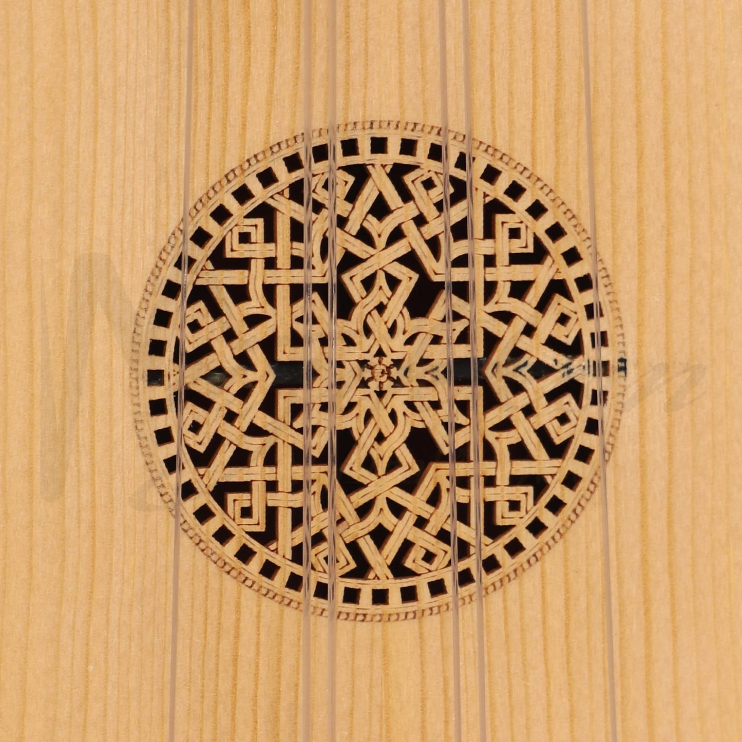 Lute Ukulele 6 Strings Tenor Lacewood