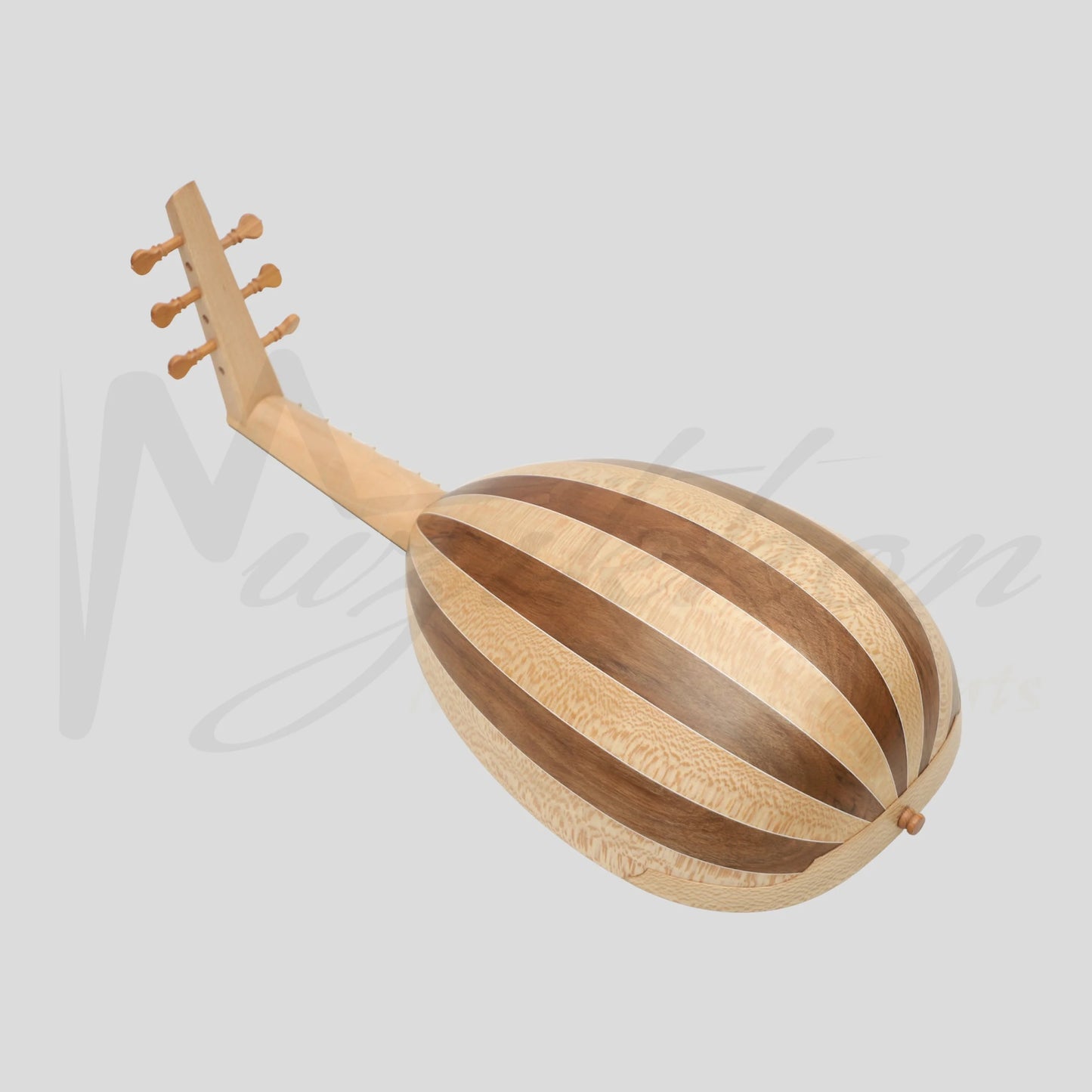 Lute Ukulele 6 Strings Tenor Variegated Lacewood Walnut