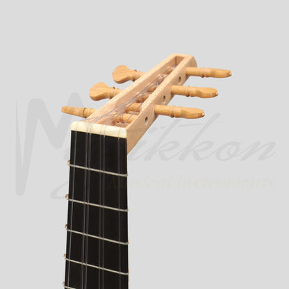 Lute Ukulele 6 Strings Tenor Variegated Lacewood Walnut