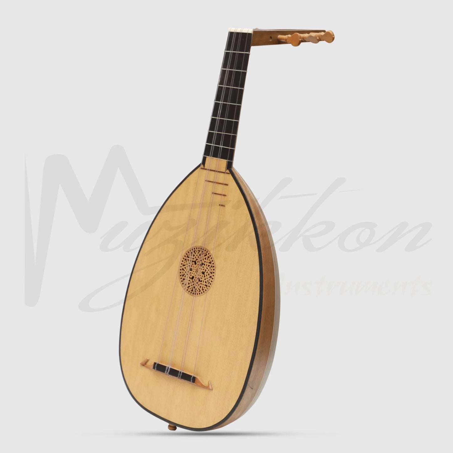 Lute Ukulele 6 Strings Tenor Walnut