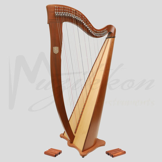 Mchugh Ayra Harp 38 Strings Mahogany