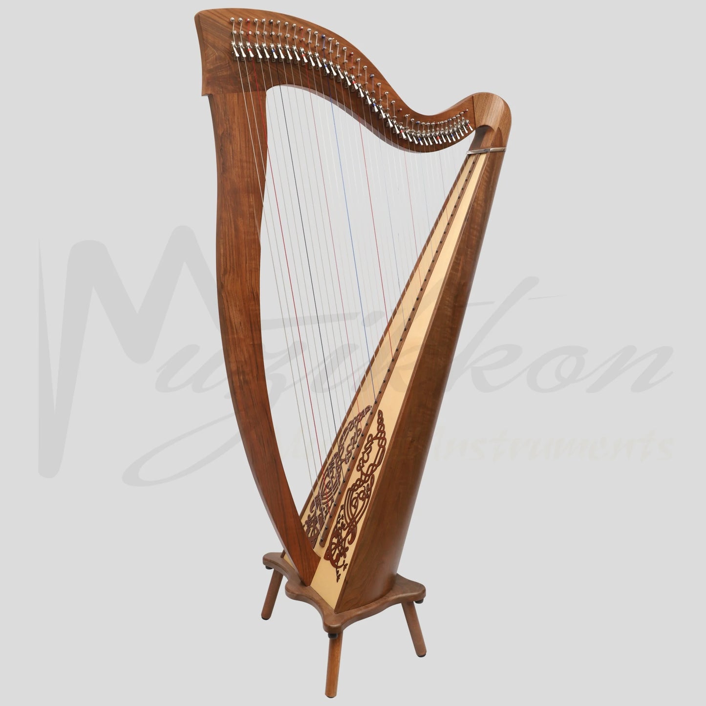 Mchugh Ayra Harp 38 Strings Walnut