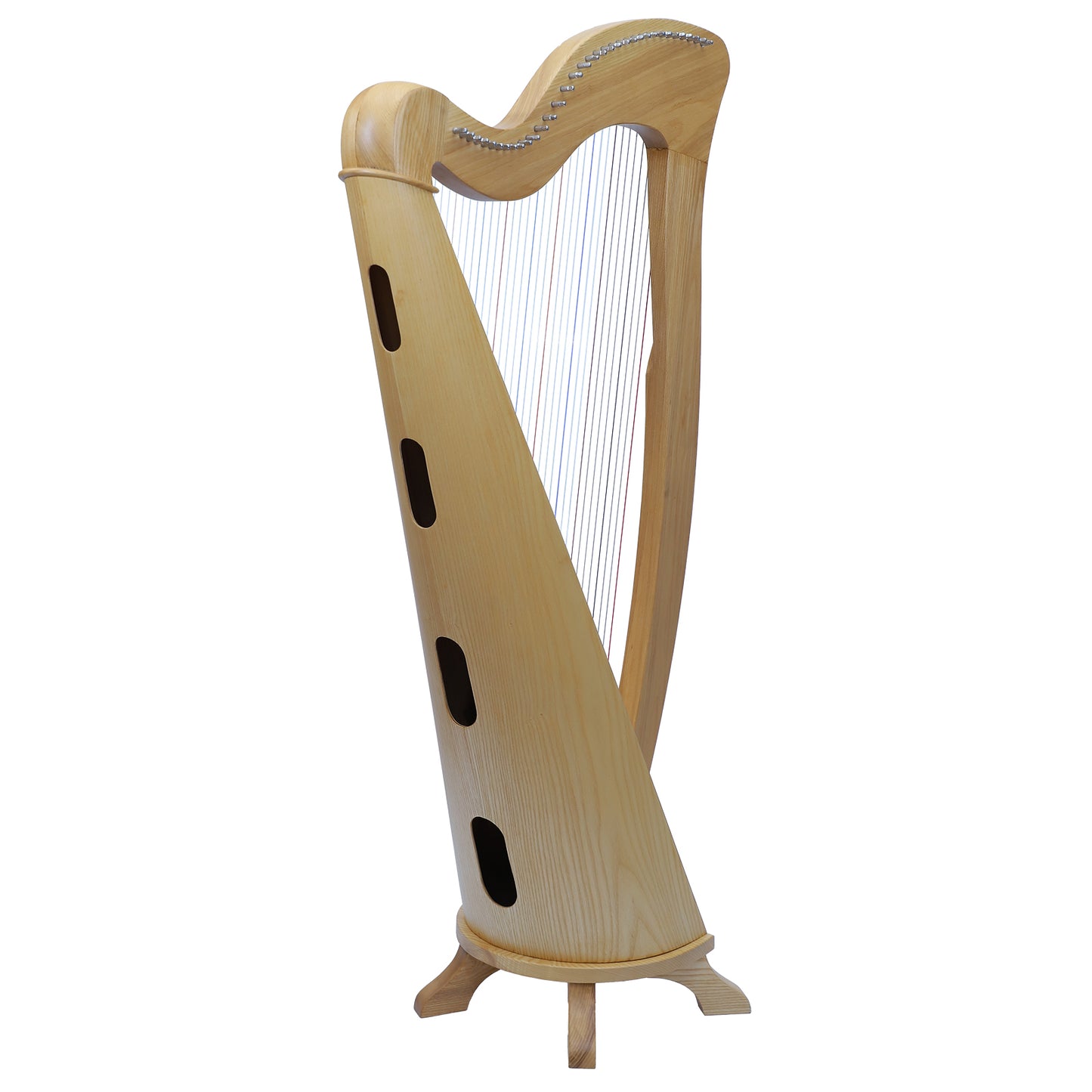 McHugh Harp 34 Strings Ashwood Round back