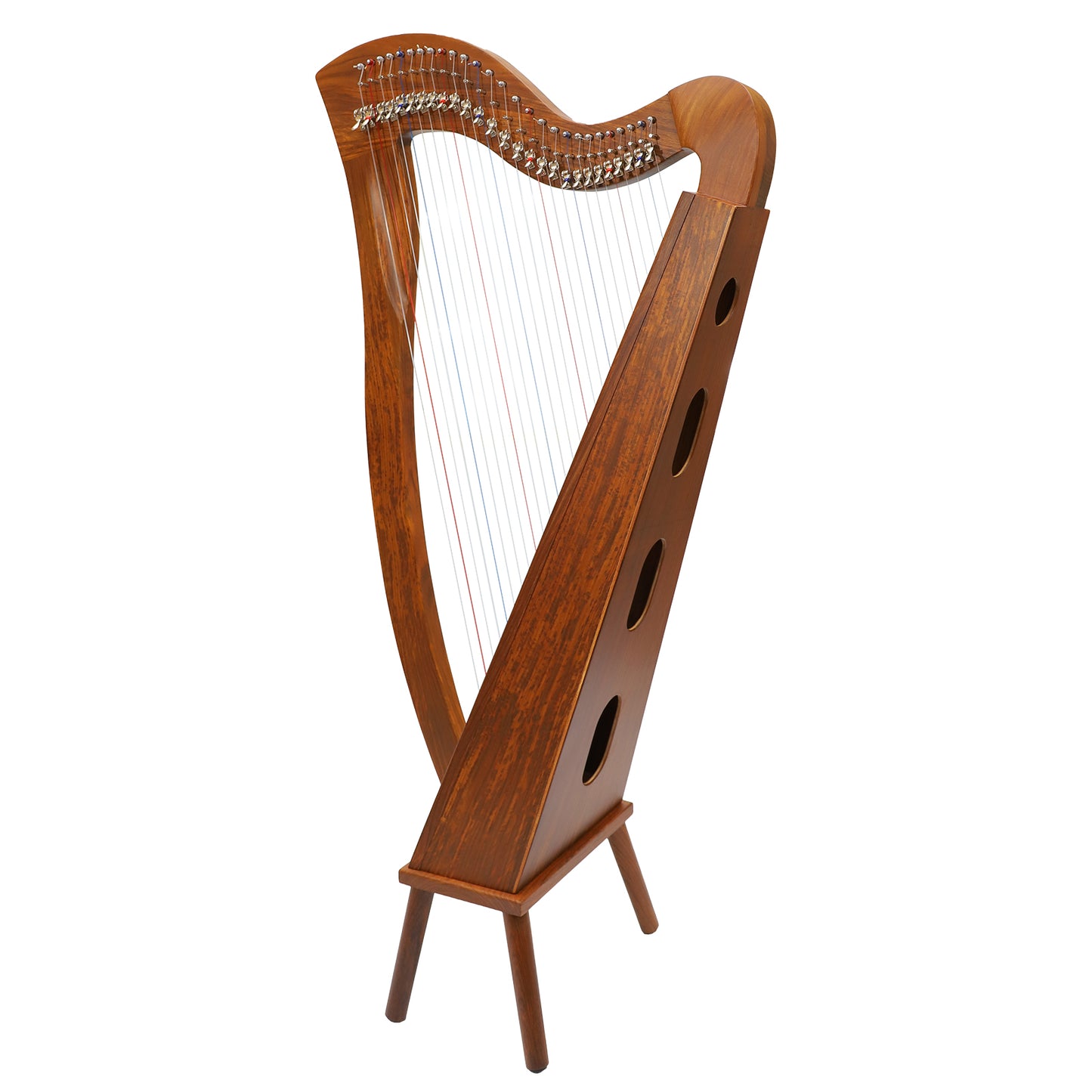 Muzikkon McHugh Harp 27 Strings Rosewood Square Back