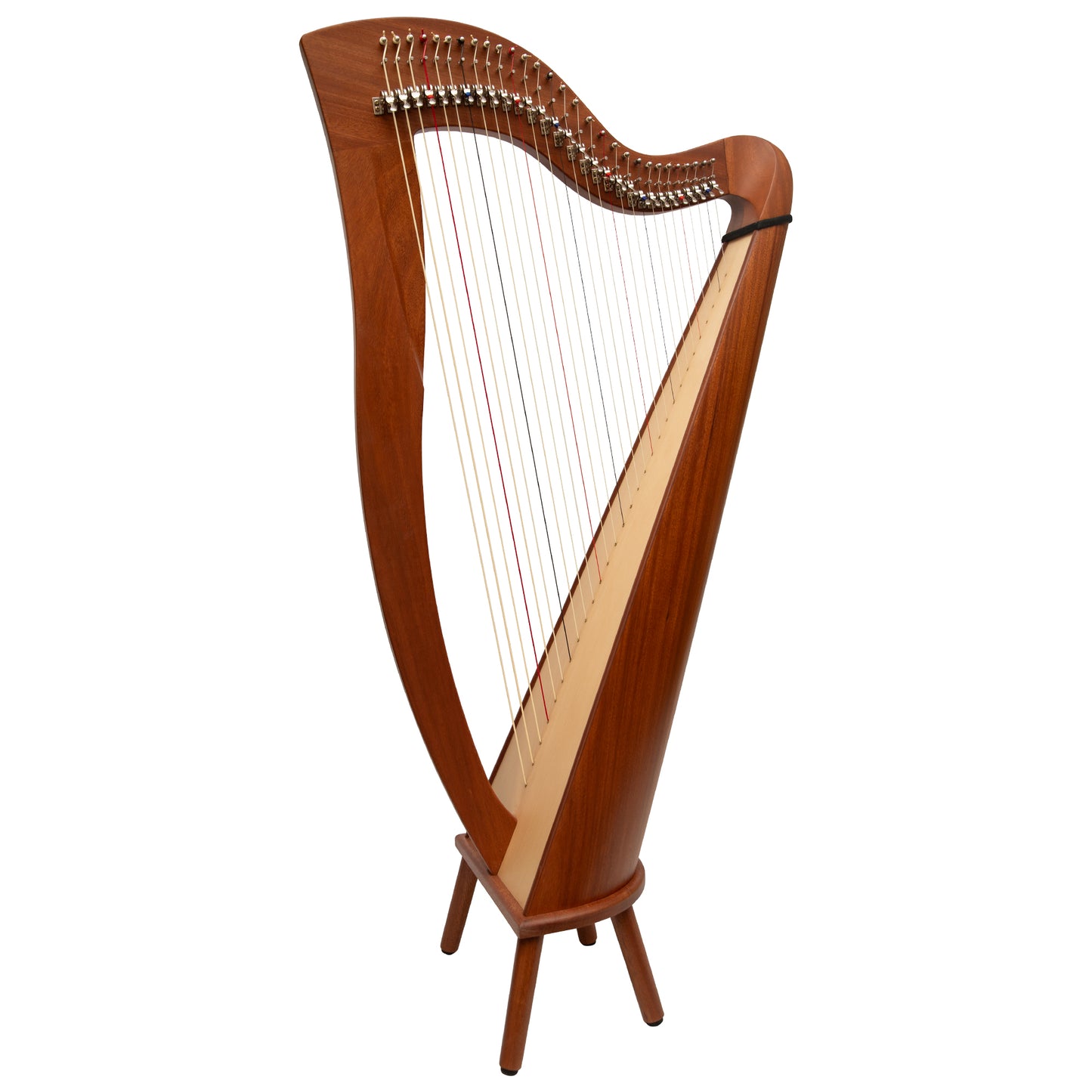 McHugh Harp 29 String Mahogany Roundback