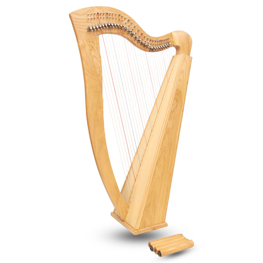 Mchugh Harp 29 Strings Ashwood Square Back