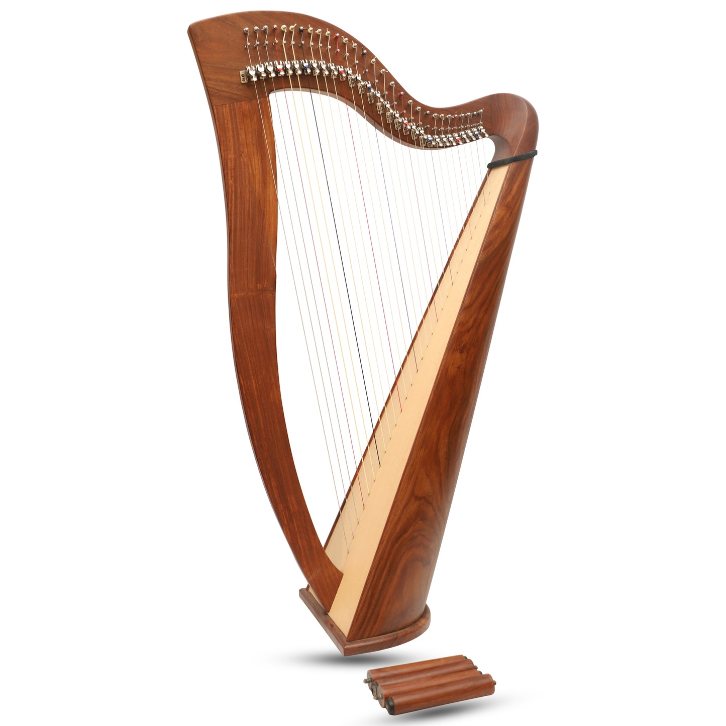 McHugh Harp 29 Strings Rosewood Round Back
