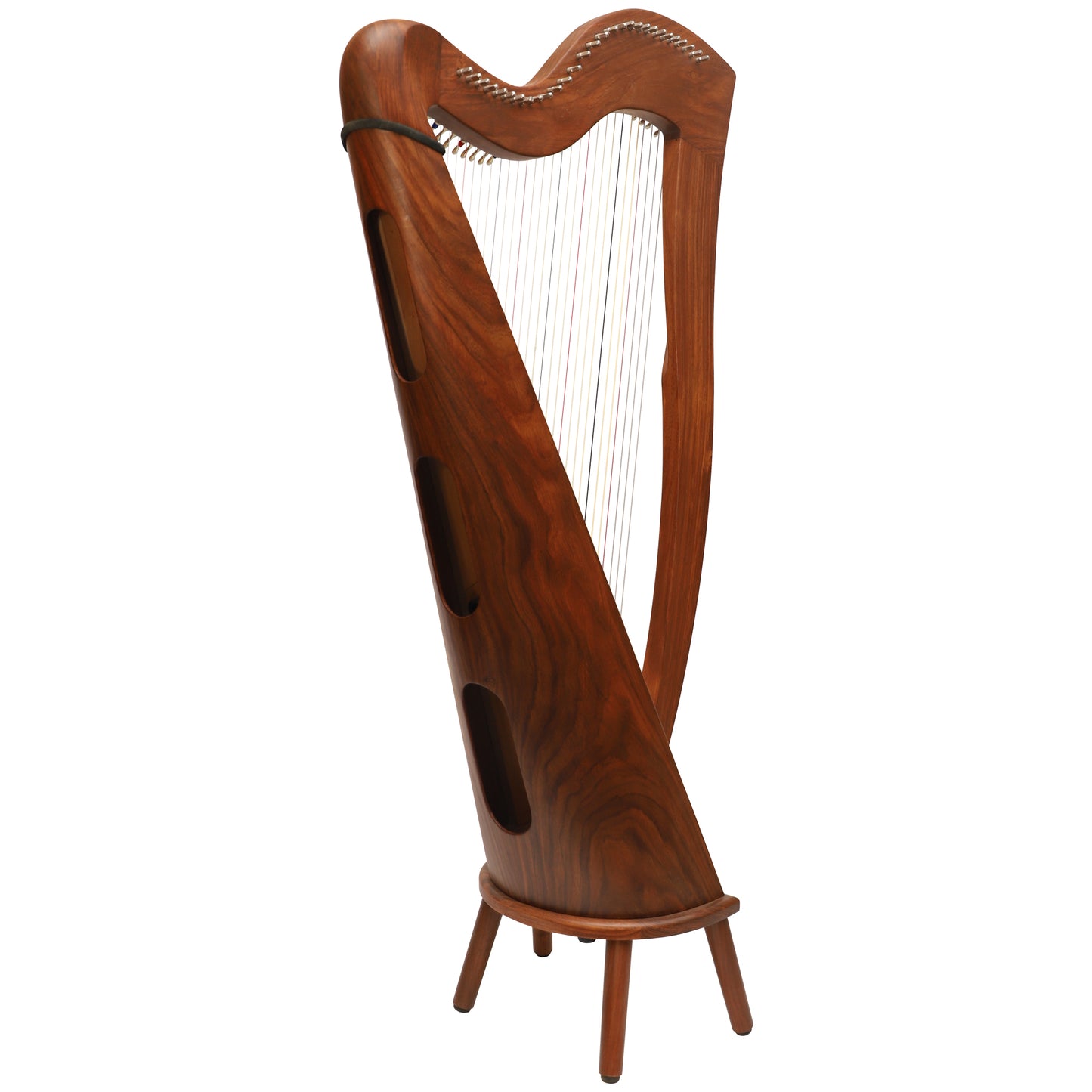 McHugh Harp 29 Strings Rosewood Round Back