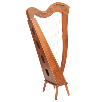 McHugh Harp 29 Strings Rosewood Square Back