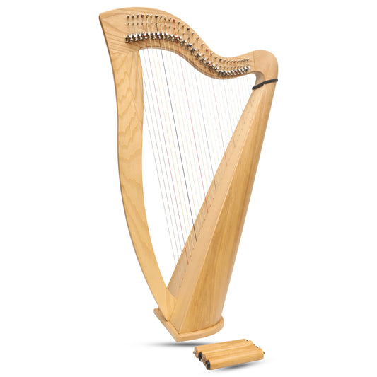 McHugh Harp, 29 Saiten Runde Rücken Ashwood