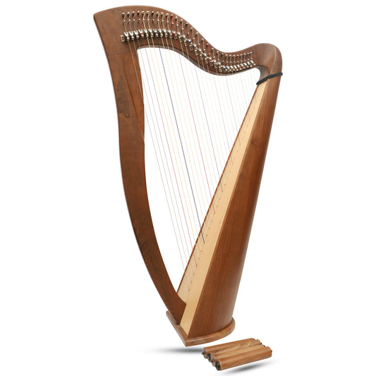 McHugh Harp, 29 corde rotonde di noce posteriore