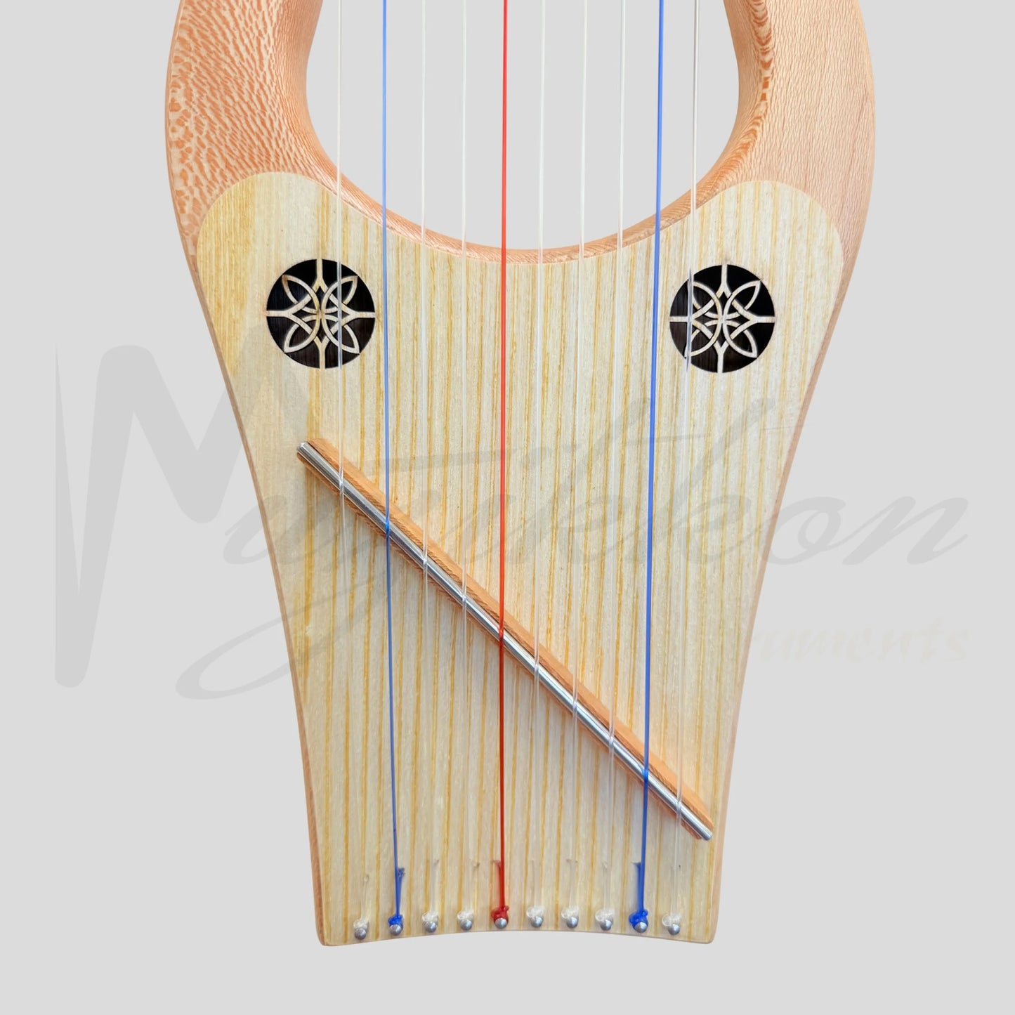 Mini Kinnor Harp 10 String Lacewood