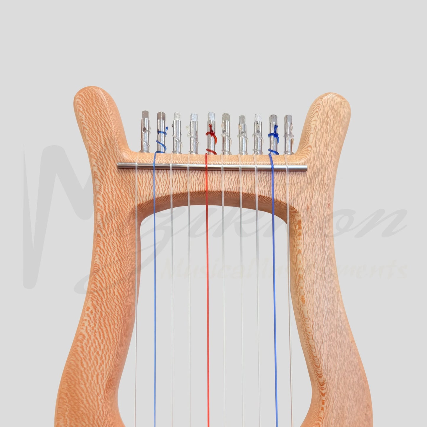 Mini Kinnor Harp 10 String Lacewood