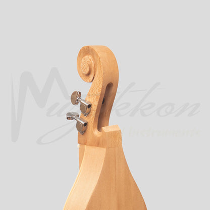 Mountain Dulcimer 4 String F-Hole Lacewood With Nickel Finish Hardware