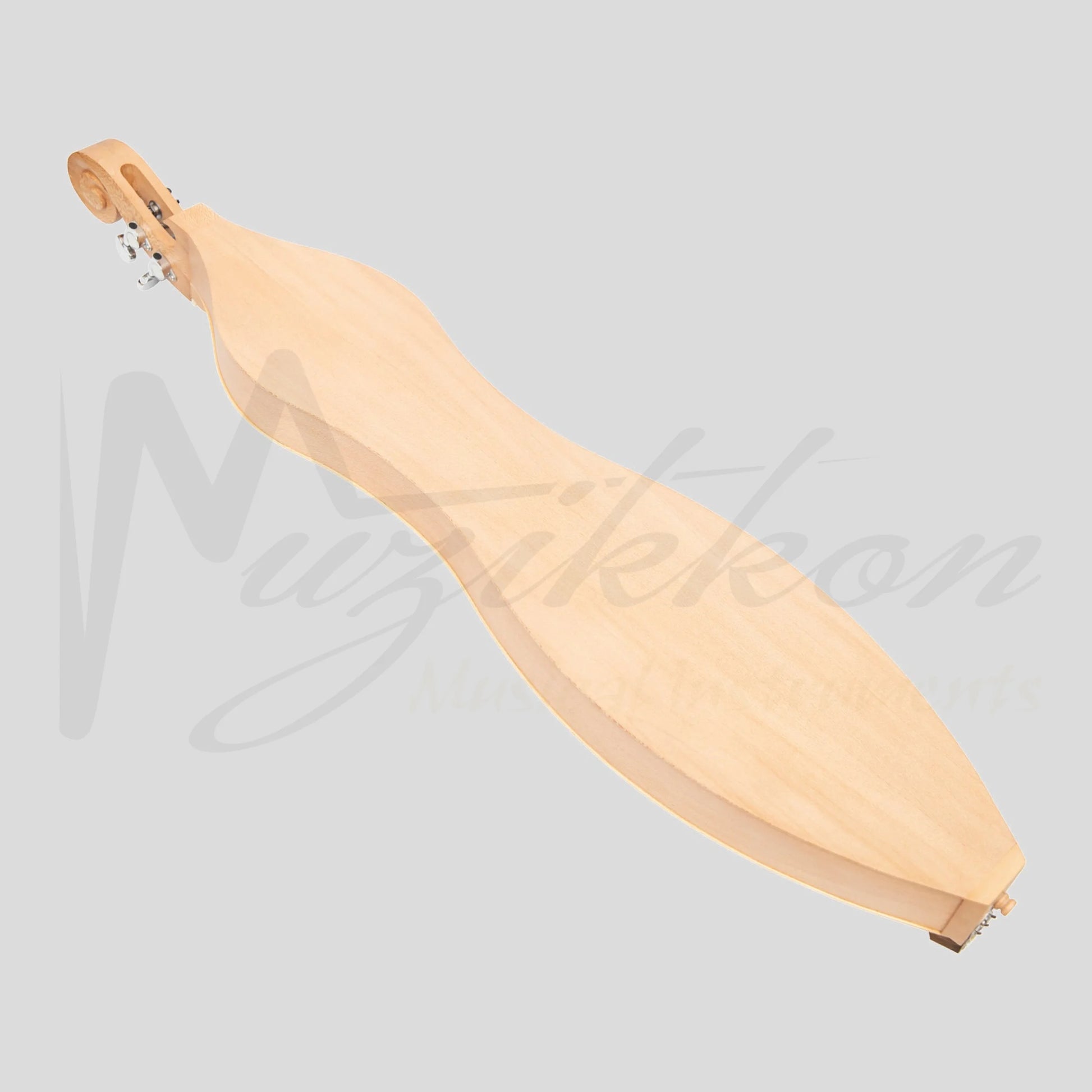 Mountain Dulcimer 4 String F-Hole Lacewood With Nickel Finish Hardware