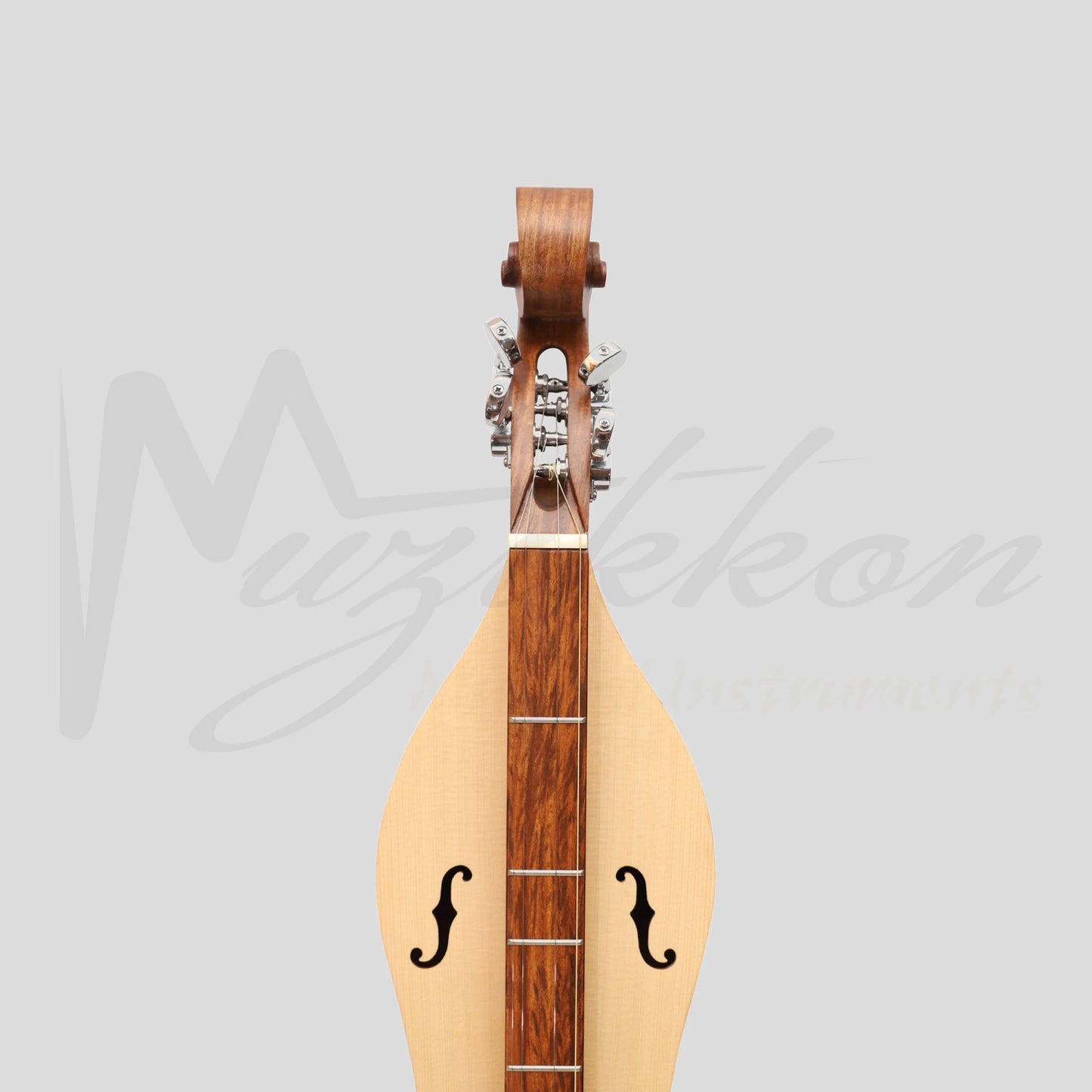 Mountain Dulcimer 4 String F-Hole Rosewood With Nickel Finish Hardware