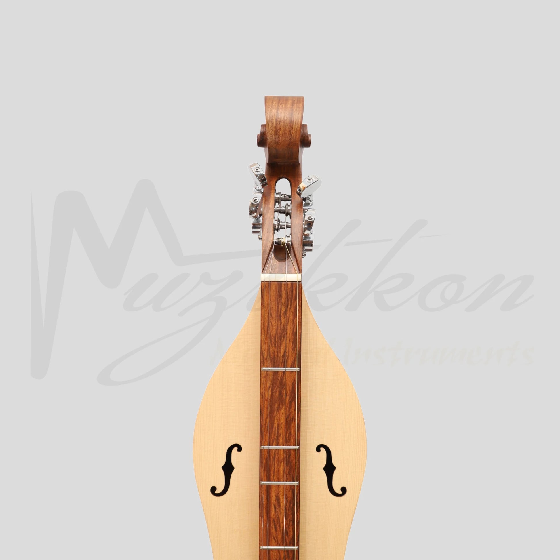 Mountain Dulcimer 4 String F-Hole Rosewood With Nickel Finish Hardware