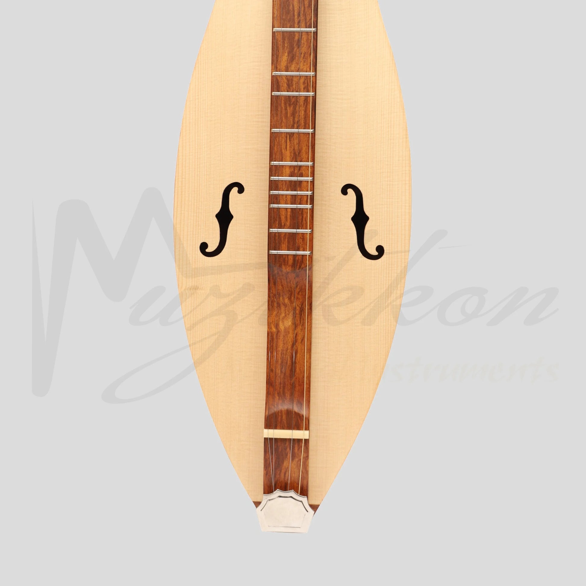 Mountain Dulcimer 4 String F-Hole Rosewood With Nickel Finish Hardware
