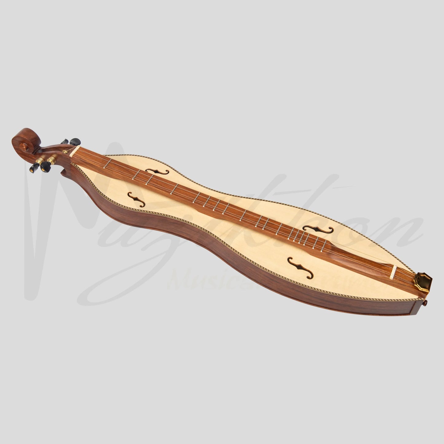 Mountain Dulcimer 4 String F-Hole Rosewood With Purfling