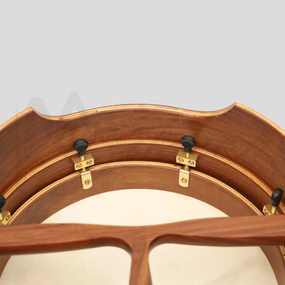 Muzikkon 14”X5’’ (35.5X12.5 Cm) Premium Celtic Irish Bodhran With Easy Tune System Deep Rim