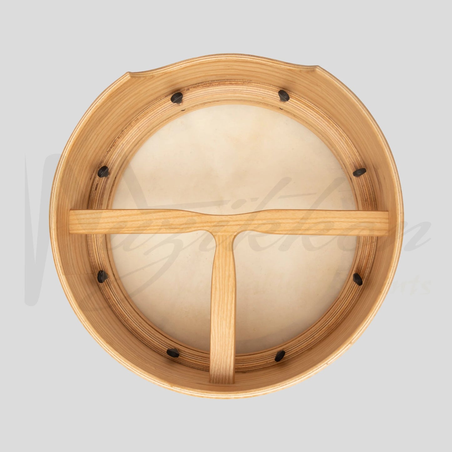 Muzikkon 14”X6’’ Premium Celtic Irish Bodhran With Easy Tune System Deep Rim T-Bar & Taped Finish