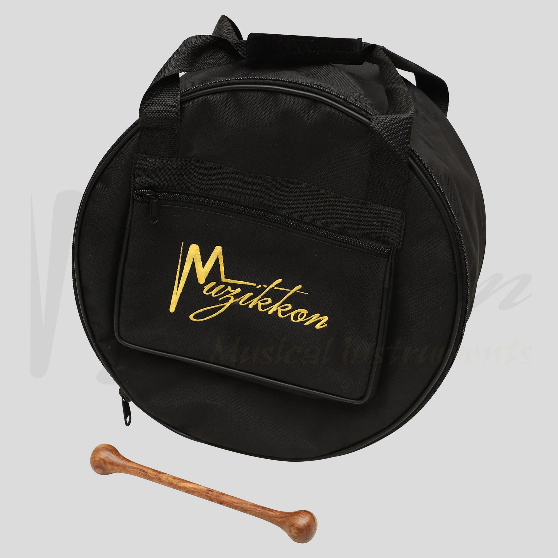 Muzikkon 14”x6’’ Premium Celtic Irish Bodhran with Easy Tune System Deep Rim T-BAR & Taped Finish