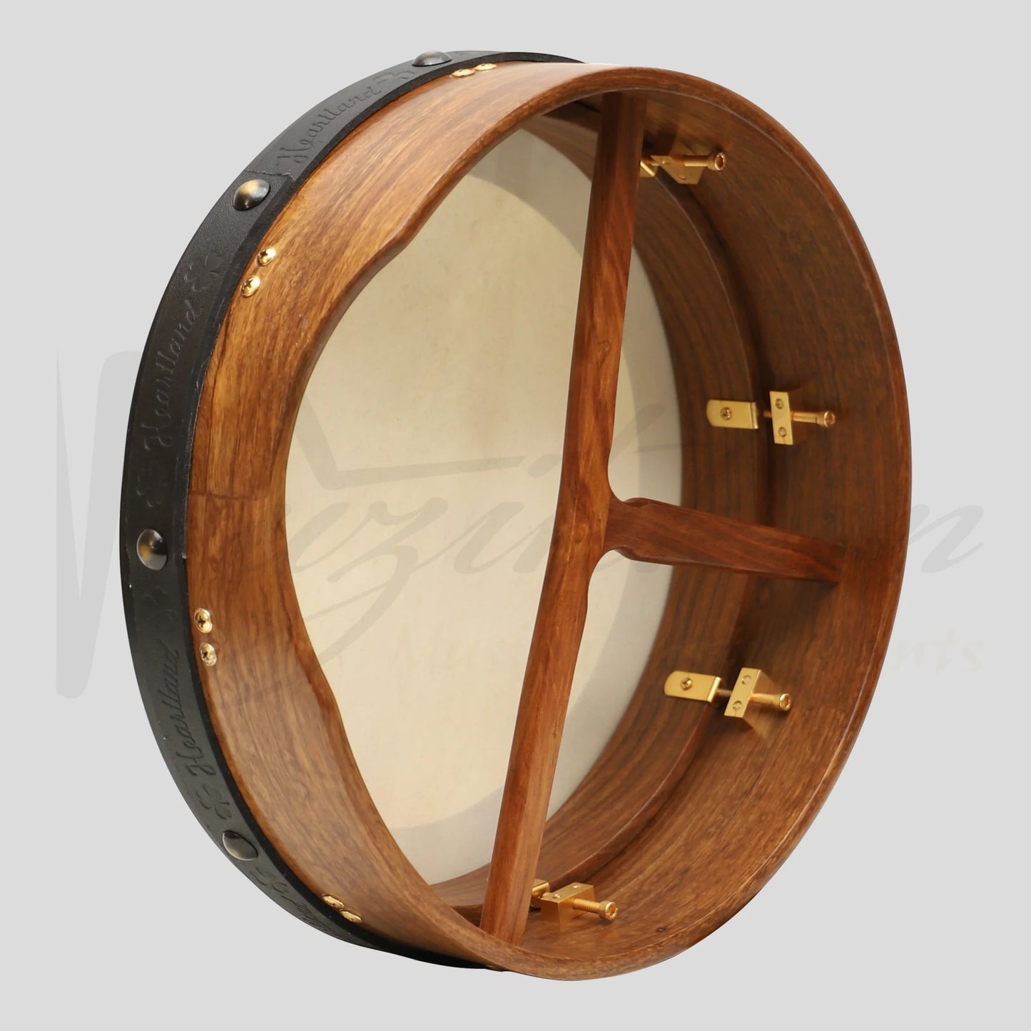Muzikkon 14’’X4’’ (35.6 cm x 10.2 cm) Heartland Tunable Irish Bodhran Drum