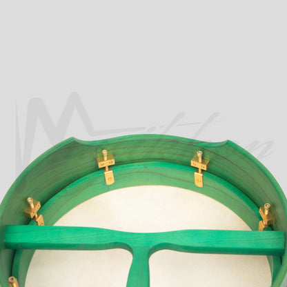 Muzikkon 14’’X4’’ Heartland Tunable Irish Bodhran With T-Bar & Taped Finish Deep Tune