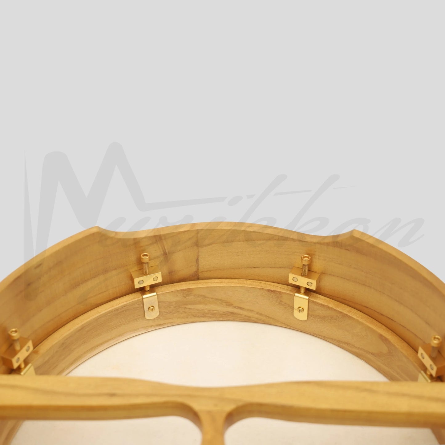 Muzikkon 14’’X4’’ Heartland Tunable Irish Bodhran With T-Bar & Taped Finish Deep Tune