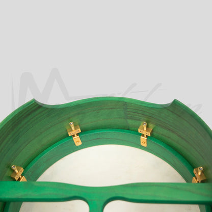 Muzikkon 14’’X6’’ Heartland Tunable Irish Bodhran Drum Deep Rim With T-Bar & Taped Finish Tune