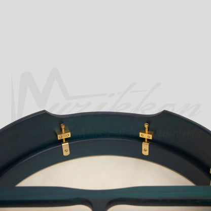 Muzikkon 14’’X6’’ Heartland Tunable Irish Bodhran Drum Deep Rim With T-Bar & Taped Finish Tune